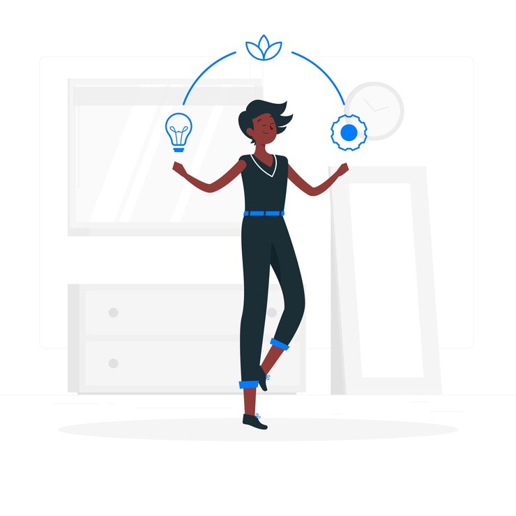 Vector gratuito ilustración del concepto de atención plena