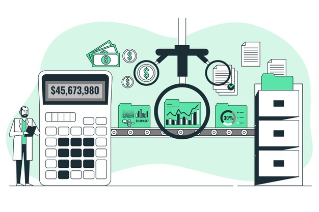 Ilustración del concepto de auditoría