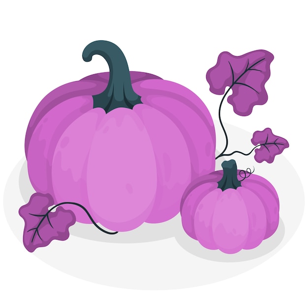 Vector gratuito ilustración del concepto de calabaza