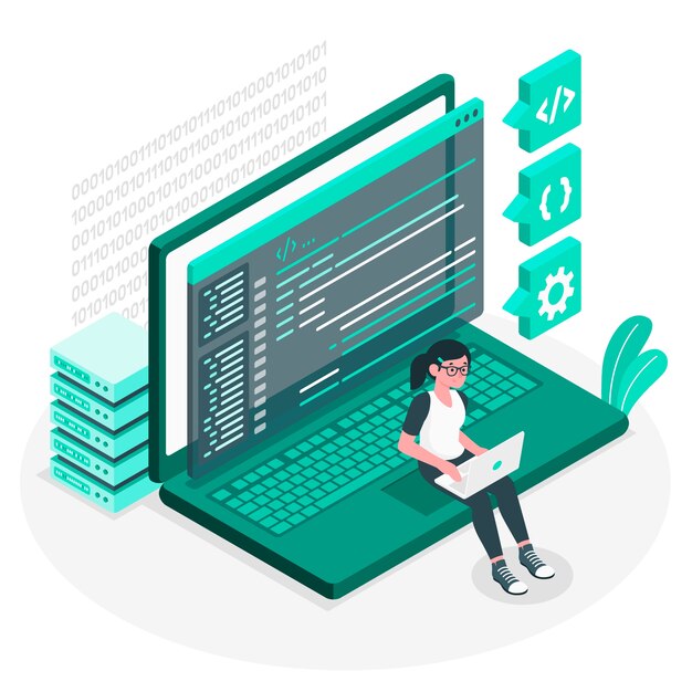 Ilustración del concepto de codificación