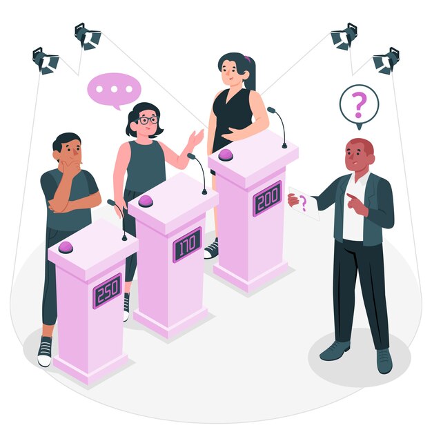 Ilustración del concepto de concurso