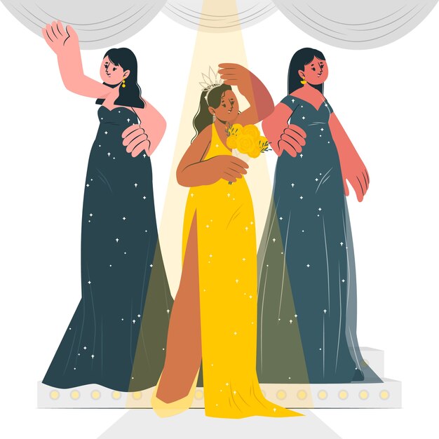 Ilustración del concepto de concurso
