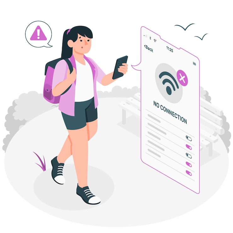 Vector gratuito sin ilustración del concepto de conexión