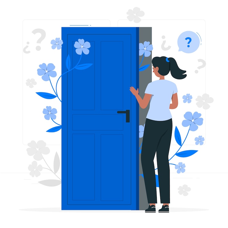 Vector gratuito ilustración del concepto de curiosidad