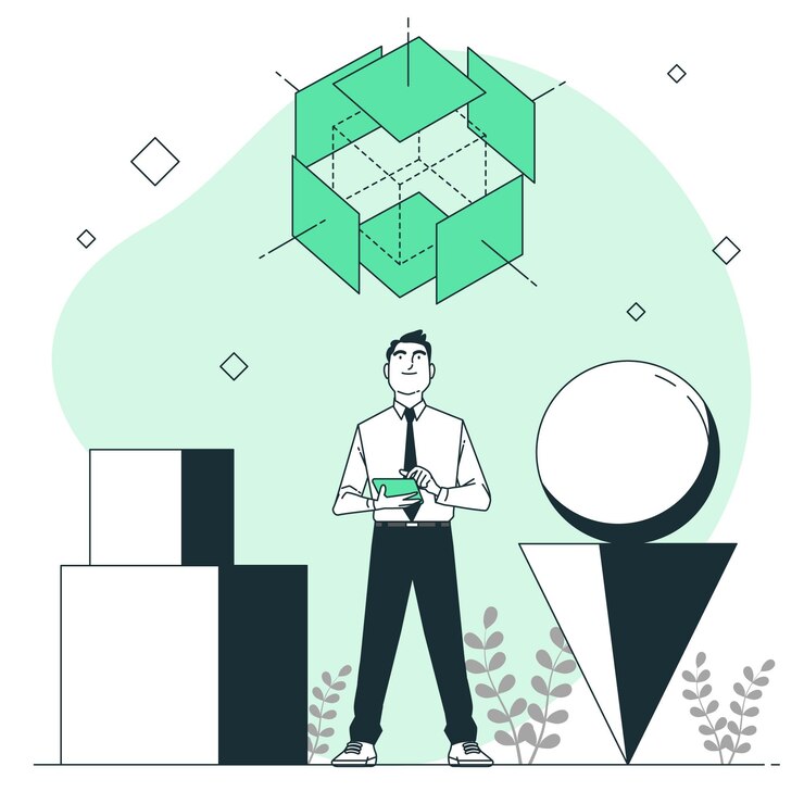 Vector gratuito ilustración del concepto deconstruido