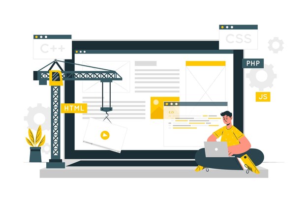 Ilustración del concepto de desarrollo