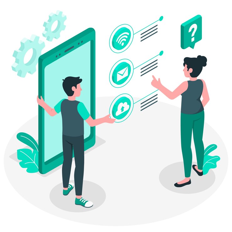Vector gratuito ilustración del concepto de descripción de las características