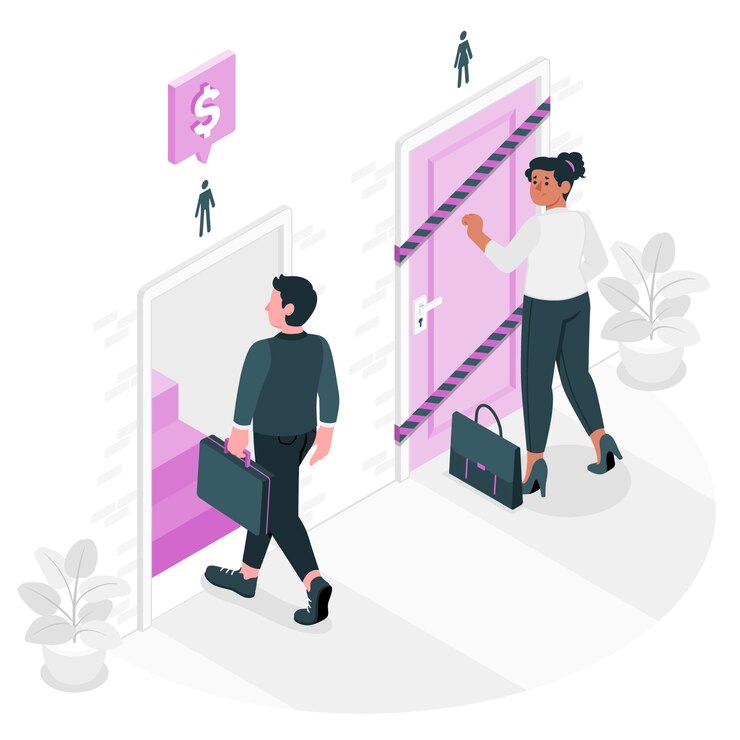 Vector gratuito ilustración del concepto de desigualdad empresarial