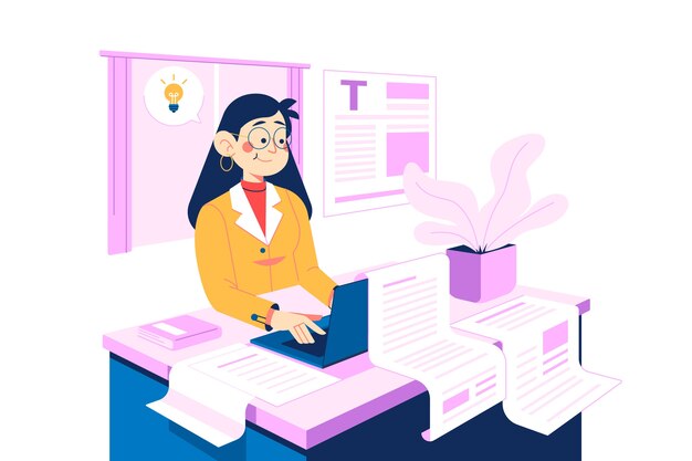 Ilustración de concepto de educación dibujado a mano