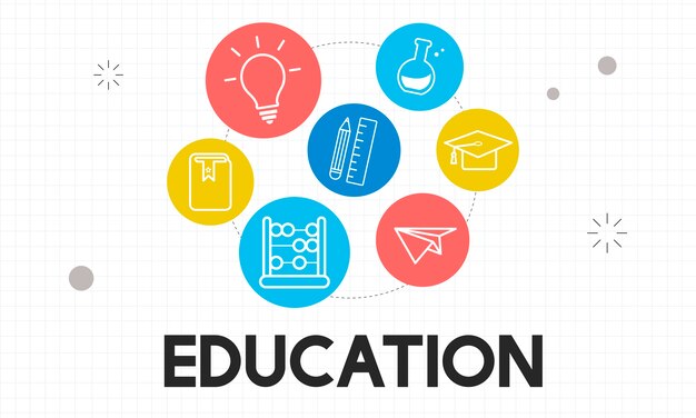 Ilustración del concepto de educación