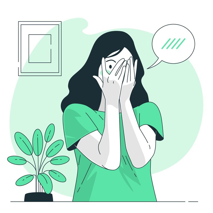 Vector gratuito ilustración de un concepto embarazoso