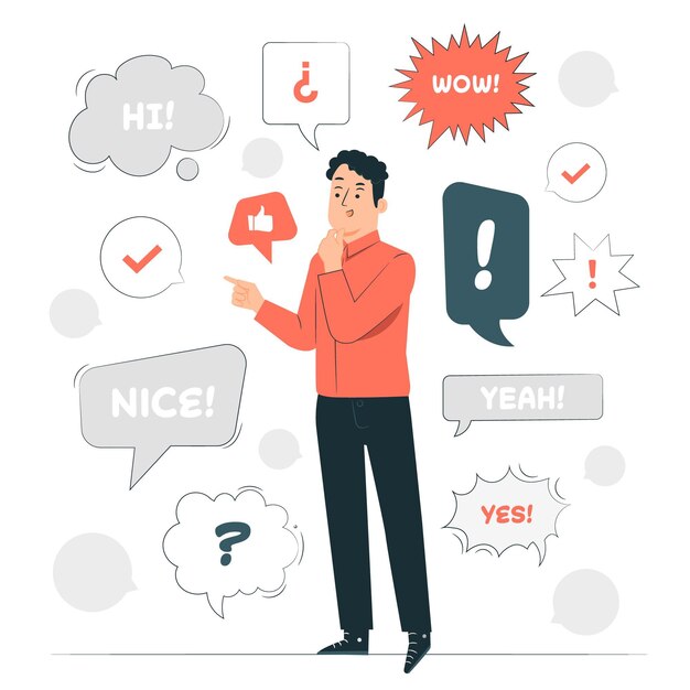 Ilustración de concepto de fracaso empresarial