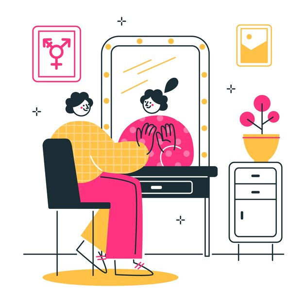 Ilustración del concepto de identidad de género