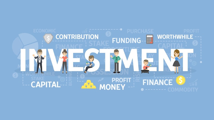 Vector gratuito ilustración del concepto de inversión idea de capital y finanzas de dinero