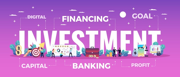 Ilustración del concepto de inversión