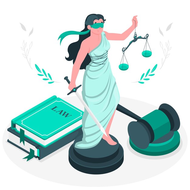 Ilustración del concepto de justicia