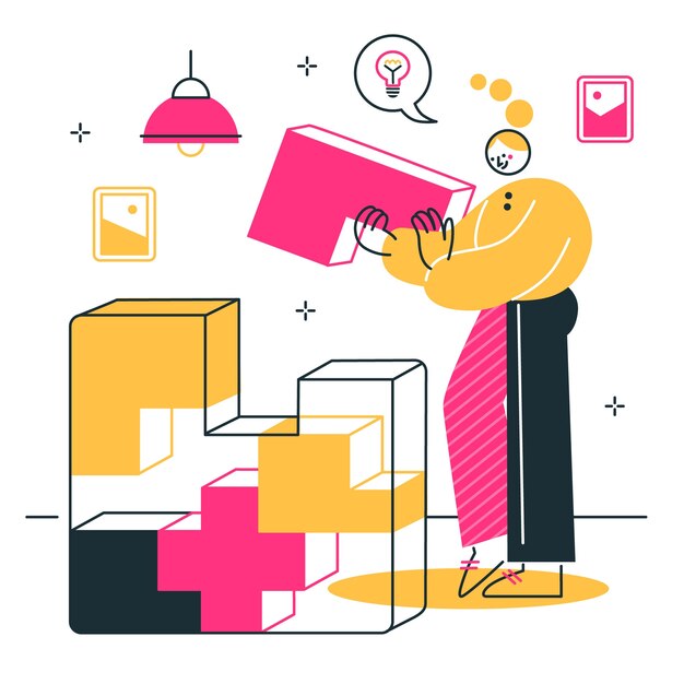 Ilustración del concepto de lógica