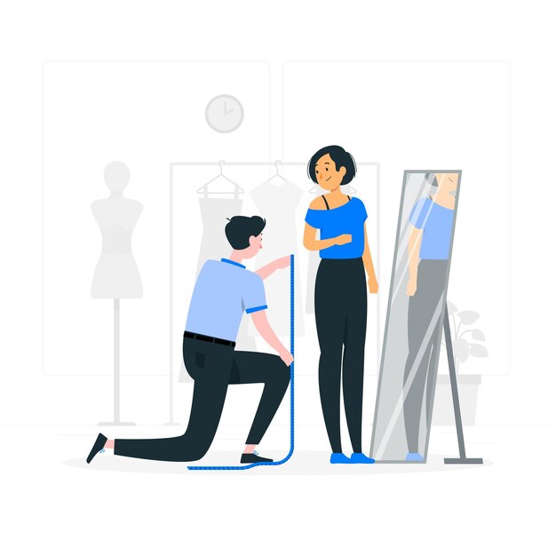 Ilustración del concepto de medida