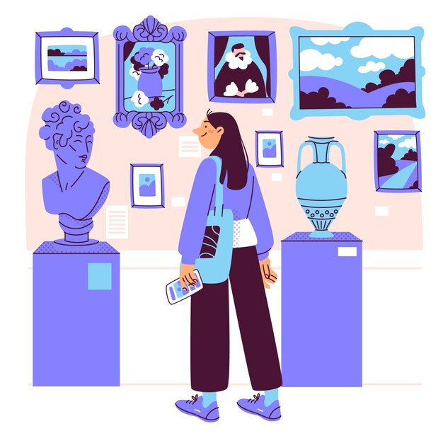 Ilustración del concepto del museo
