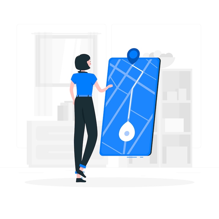 Vector gratuito ilustración del concepto de navegación