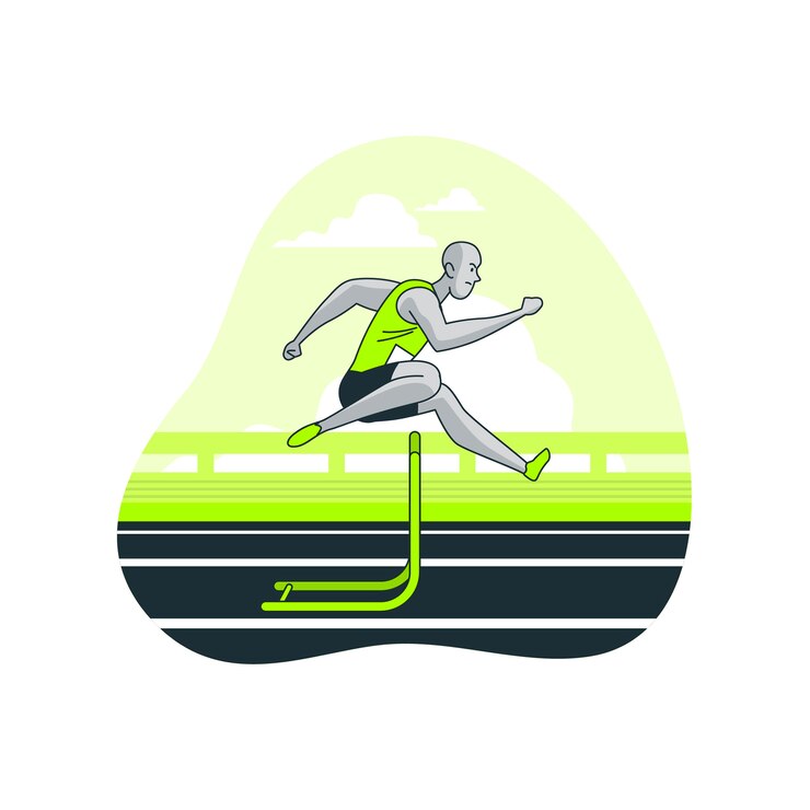 Vector gratuito ilustración del concepto de pista y campo