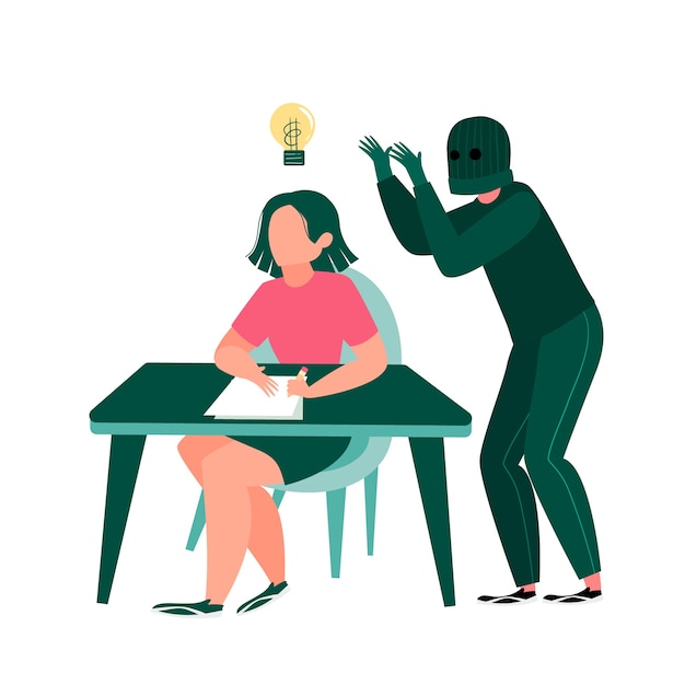 Ilustración del concepto de plagio