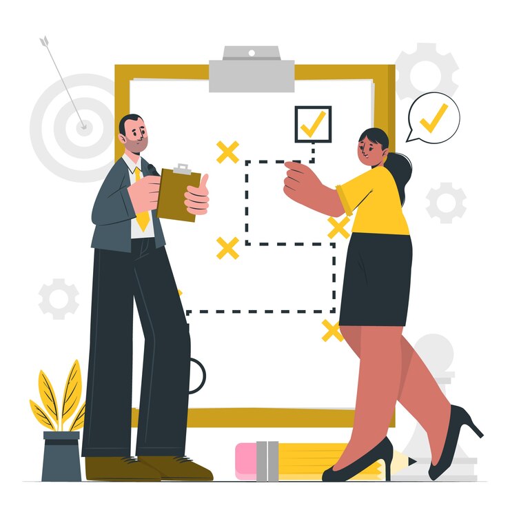 Vector gratuito ilustración del concepto de planificación estratégica