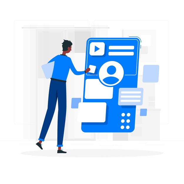 Ilustración del concepto de prueba de usabilidad