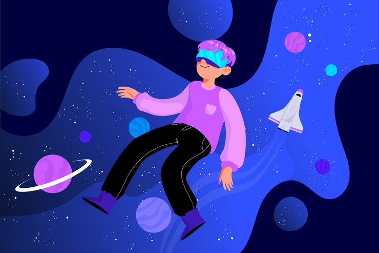 Vector gratuito ilustración de concepto de realidad virtual