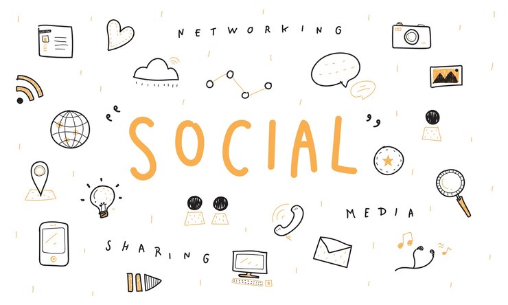 Vector gratuito ilustración del concepto de redes sociales