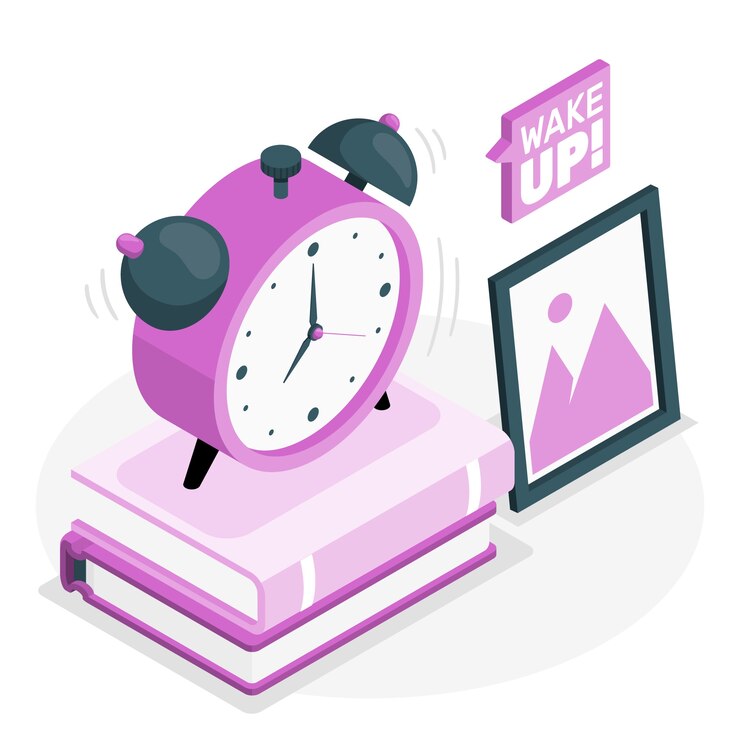 Vector gratuito ilustración del concepto de reloj despertador