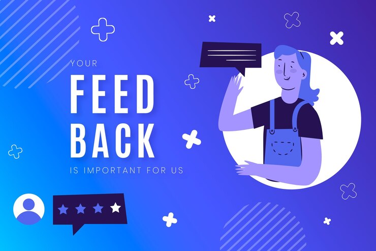 Vector gratuito ilustración de concepto de retroalimentación de gradiente
