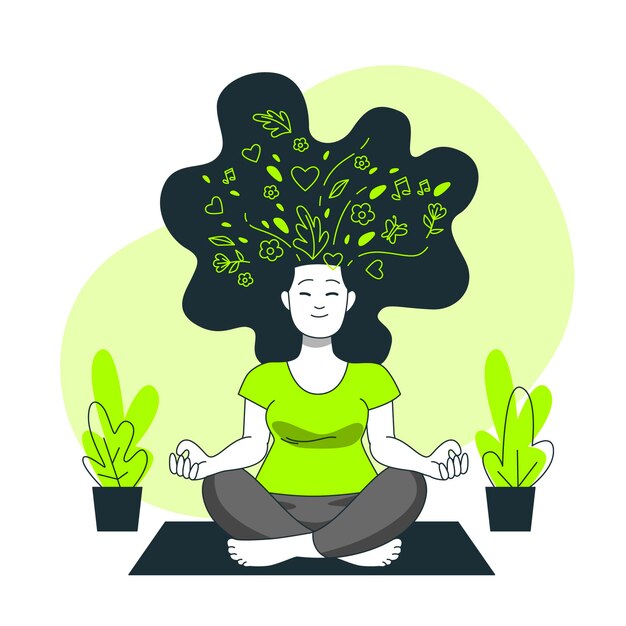 Ilustración del concepto de salud mental