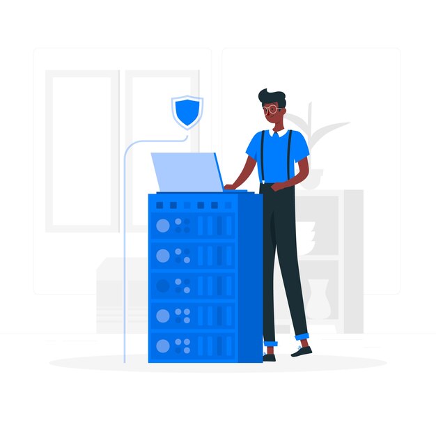 Ilustración del concepto de seguridad