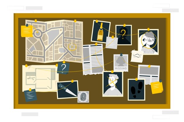 Ilustración del concepto de tablero de pruebas