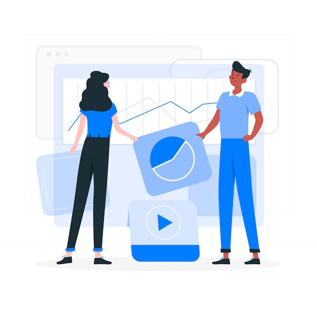 Ilustración del concepto de tablero
