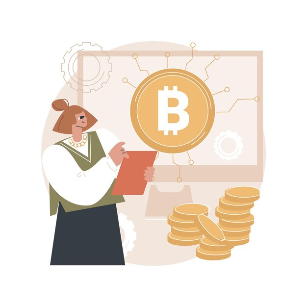 Ilustración del concepto de tecnología FinTech