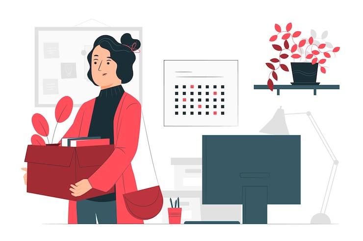 Vector gratuito ilustración del concepto de tiempo de abandono