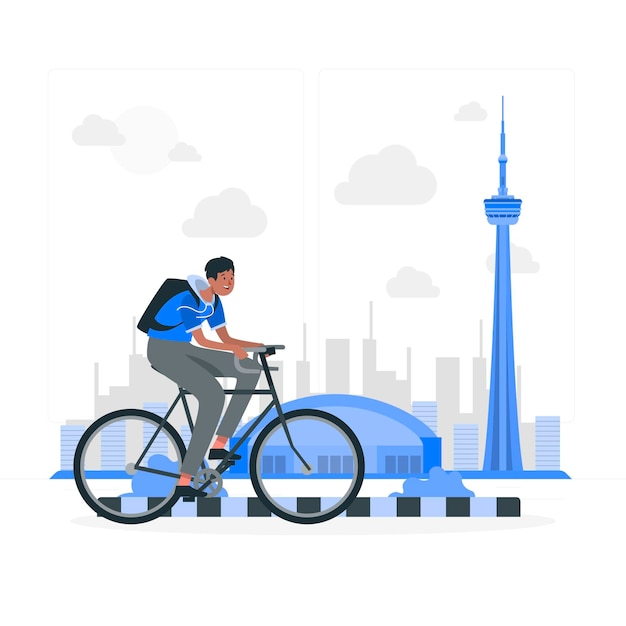 Ilustración del concepto de Toronto