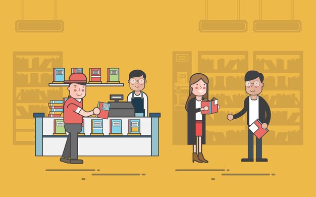 Ilustración del conjunto de vectores de la biblioteca