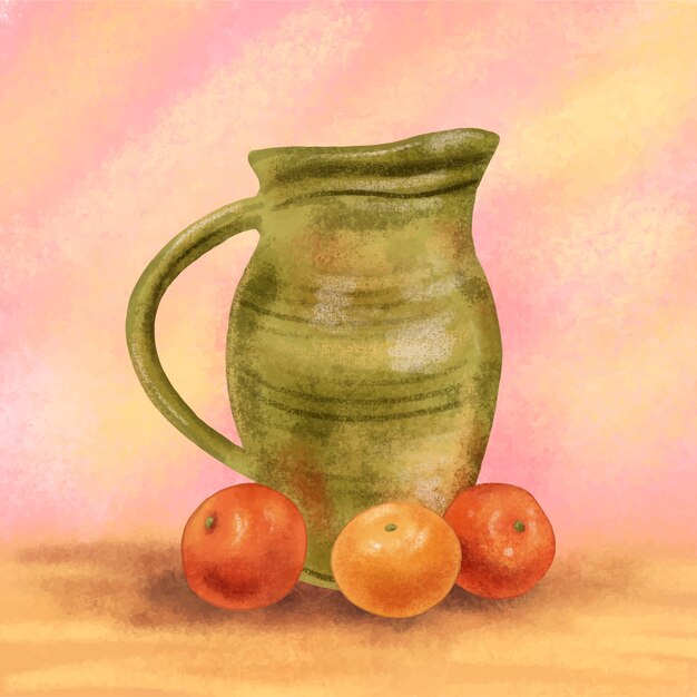Ilustración de crayón dibujado a mano