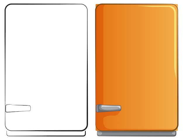 Vector gratuito ilustración de un cuaderno en blanco y lleno