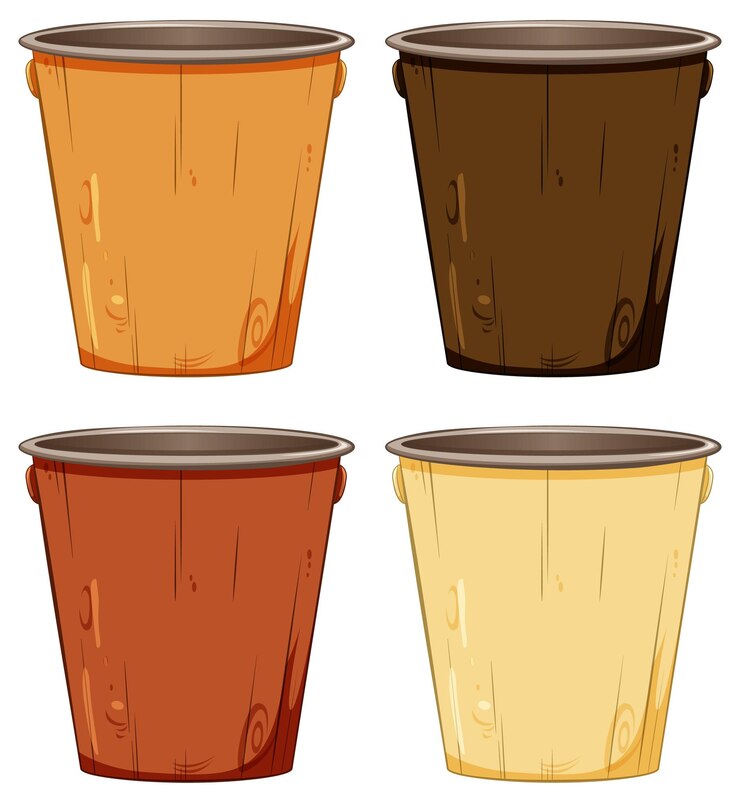 Vector gratuito ilustración de cubos de madera de colores