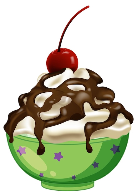 Vector gratuito ilustración de un delicioso helado