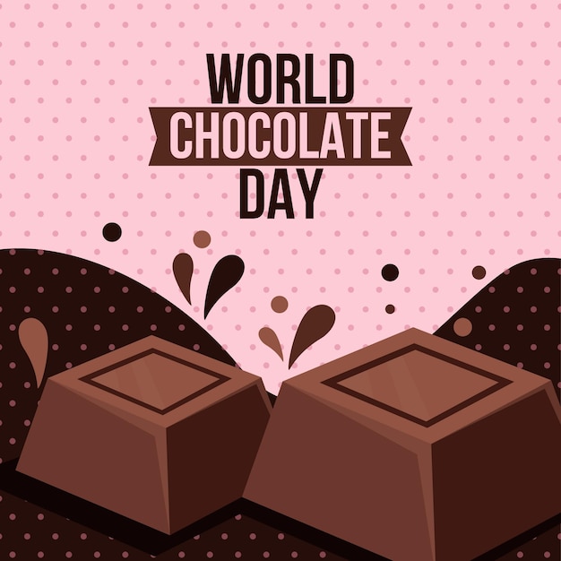 Vector gratuito ilustración detallada del día mundial del chocolate