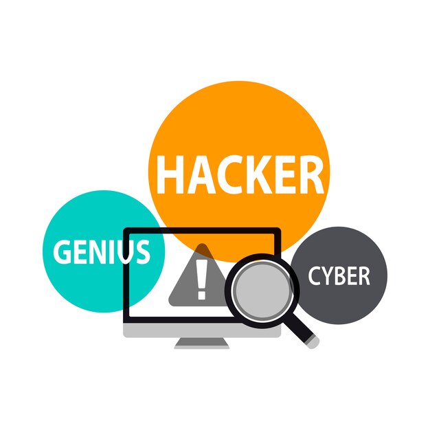 Ilustración de detección de virus.