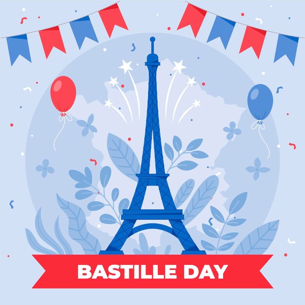 Ilustración del día de la bastilla