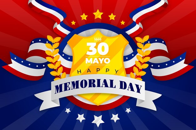 Ilustración del día conmemorativo degradado