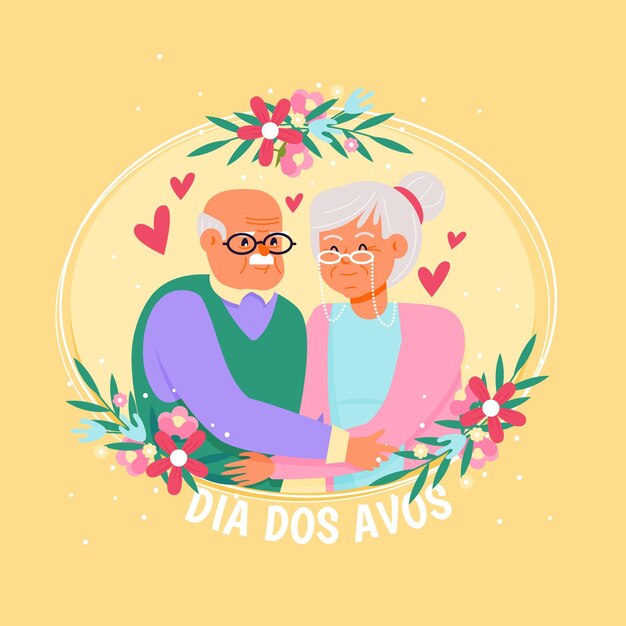 Ilustración de dia dos avos