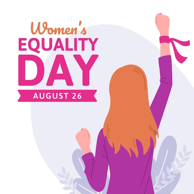 Vector gratuito ilustración del día de la igualdad de la mujer